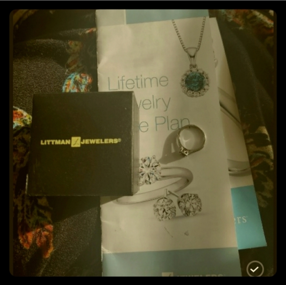 NWT Littman gold & Diamond ring w/ papers